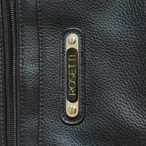 Rosetti Black Vegan Leather Cross Body Bag - Picture 5 of 8